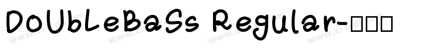 DoUbLeBaSs Regular字体转换